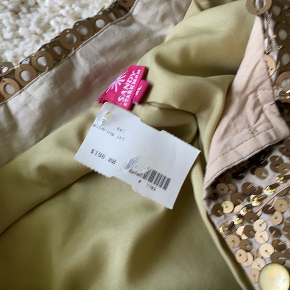 Sandy starkman vintage gold sequin jacket blazer - Picture 4 of 4